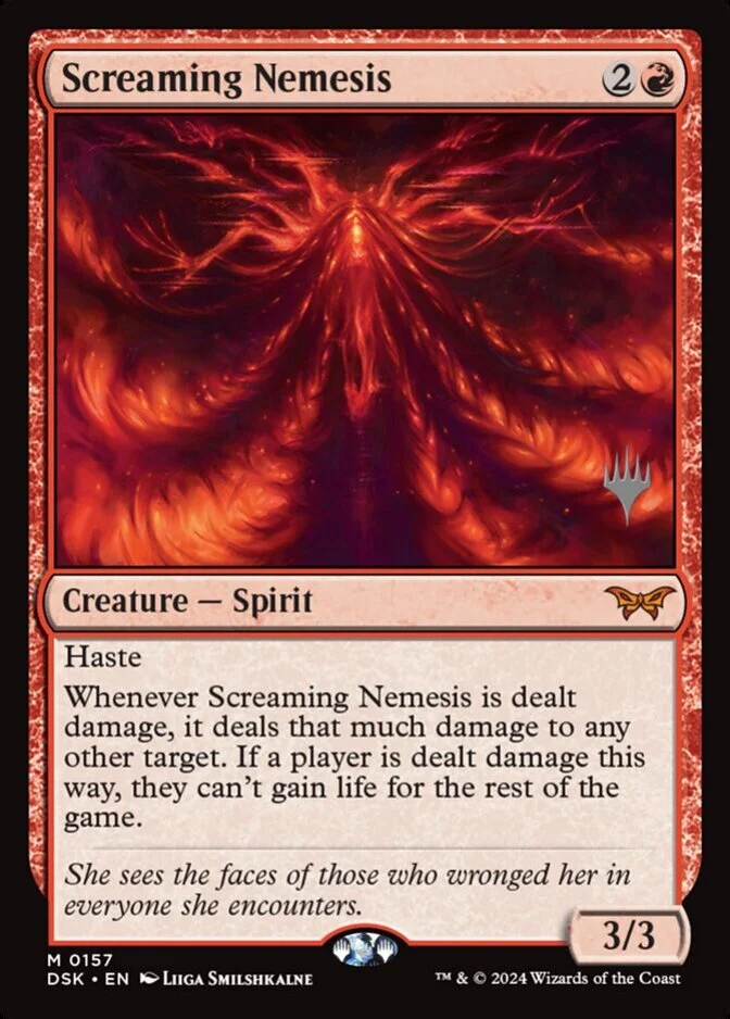 Screaming Nemesis <planeswalker stamp> [DSK]