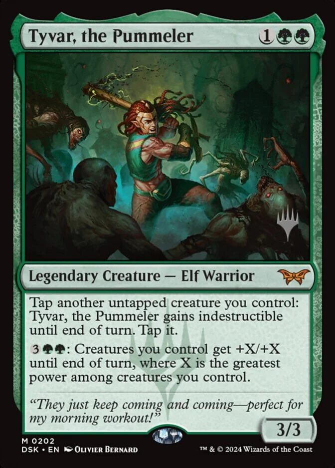 Tyvar, the Pummeler <planeswalker stamp> [DSK]