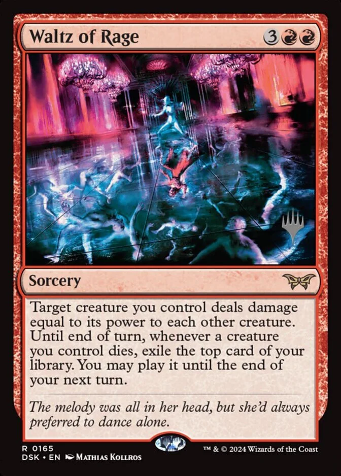 Waltz of Rage <planeswalker stamp> [DSK]