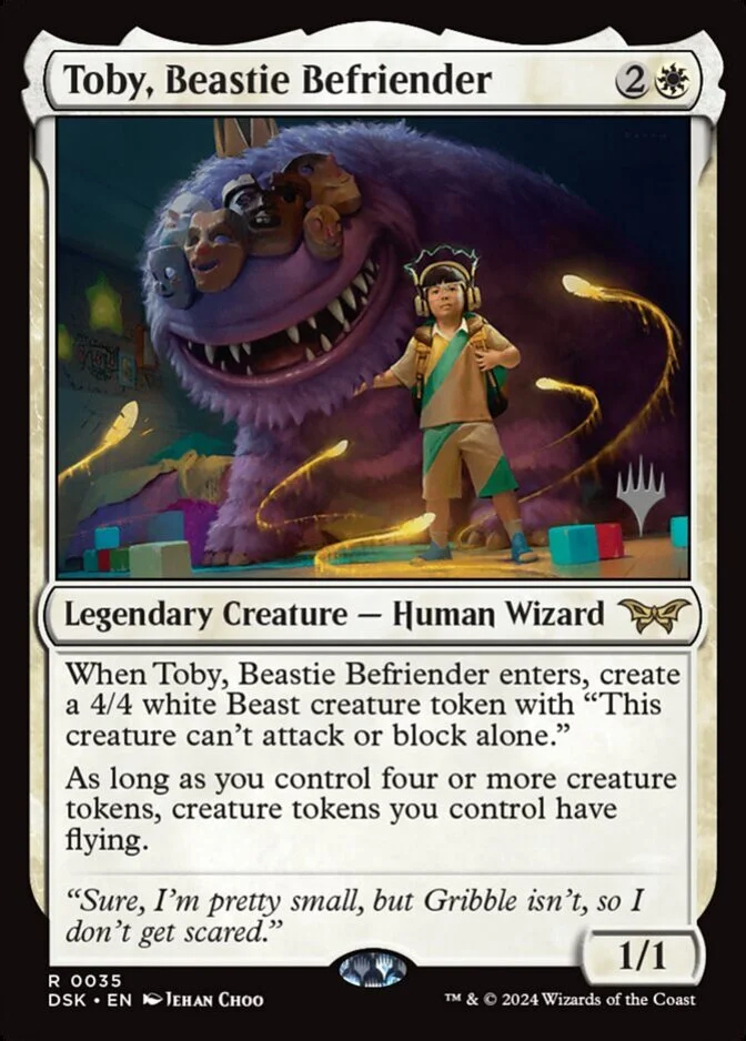 Toby, Beastie Befriender <planeswalker stamp> [DSK] (F)