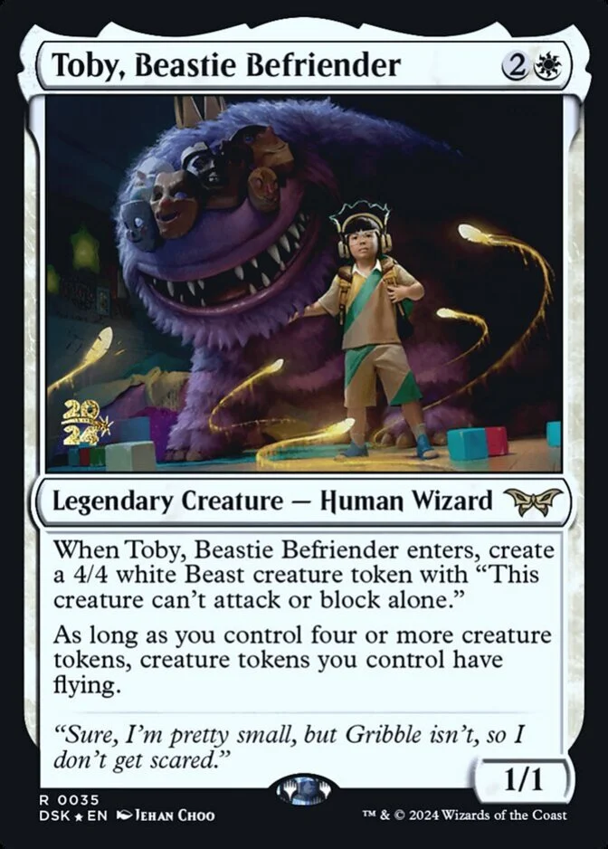 Toby, Beastie Befriender <prerelease> [DSK] (F)