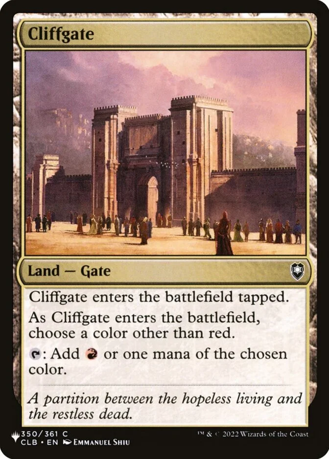 Cliffgate [PLIST]