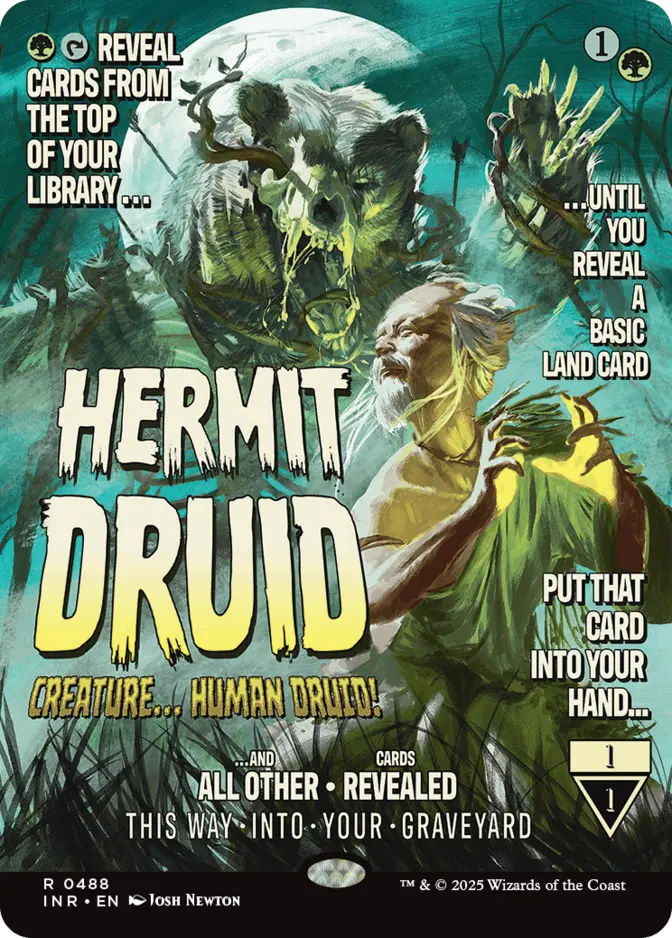Hermit Druid <borderless> [INR] (F)