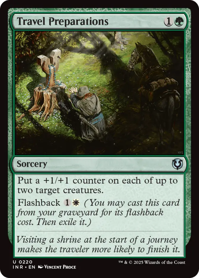 Travel Preparations [INR] (F)