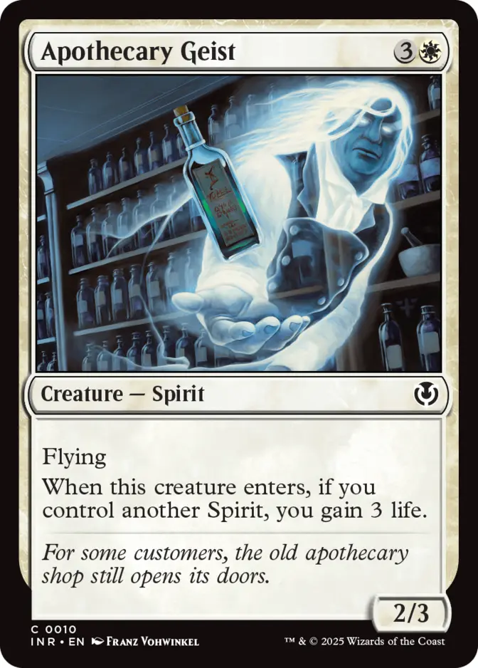 Apothecary Geist [INR] (F)