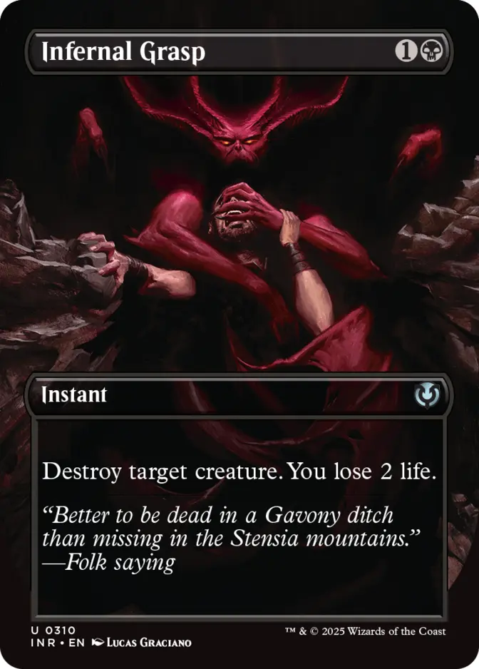 Infernal Grasp <borderless> [INR]