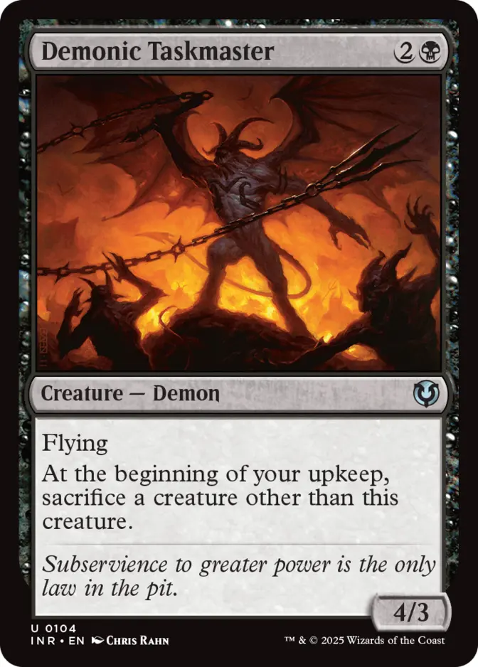 Demonic Taskmaster [INR]