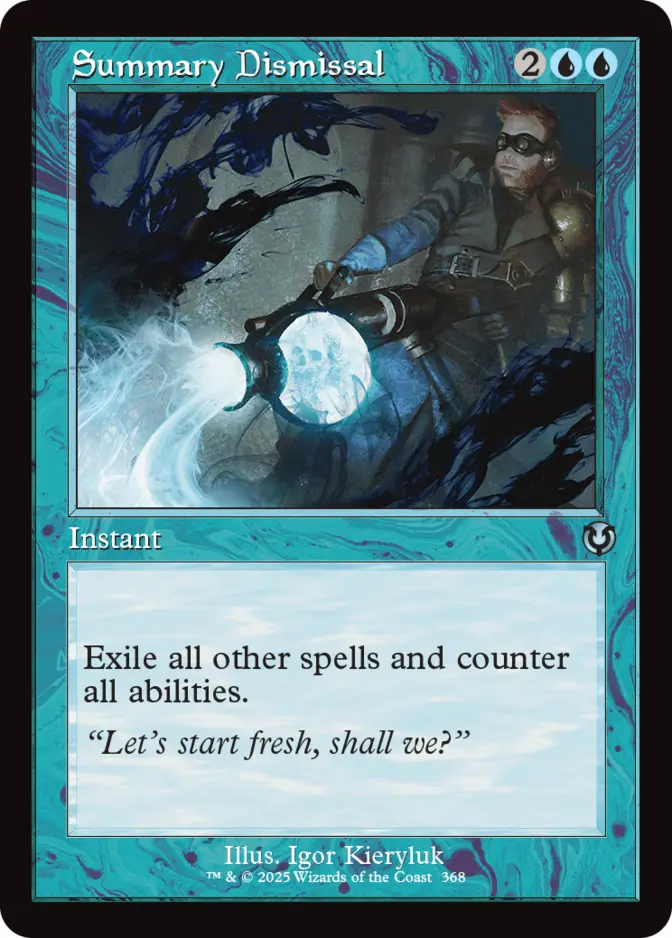 Summary Dismissal <retro> [INR]