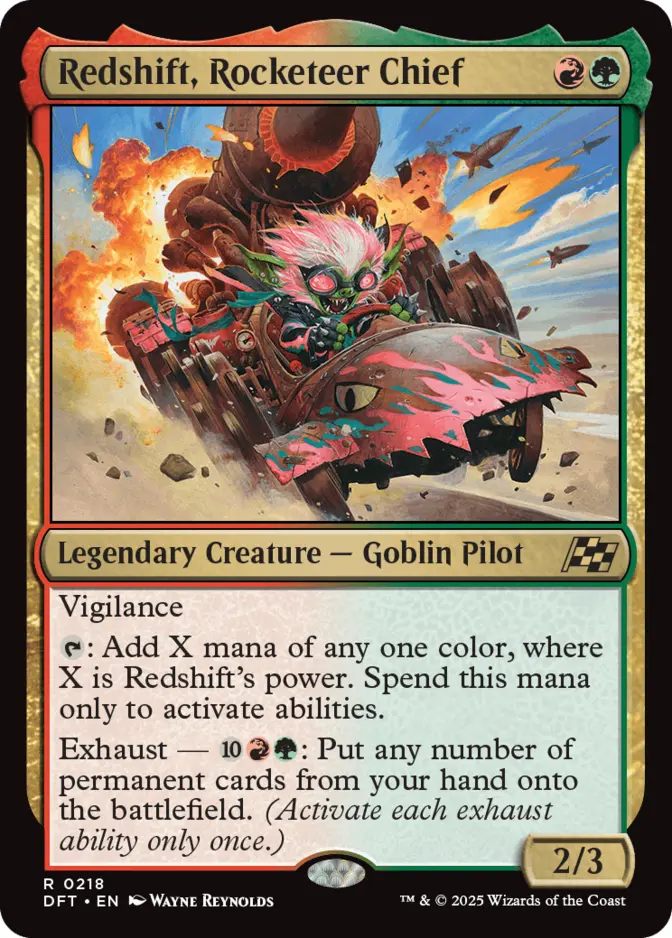 Redshift, Rocketeer Chief [DFT]
