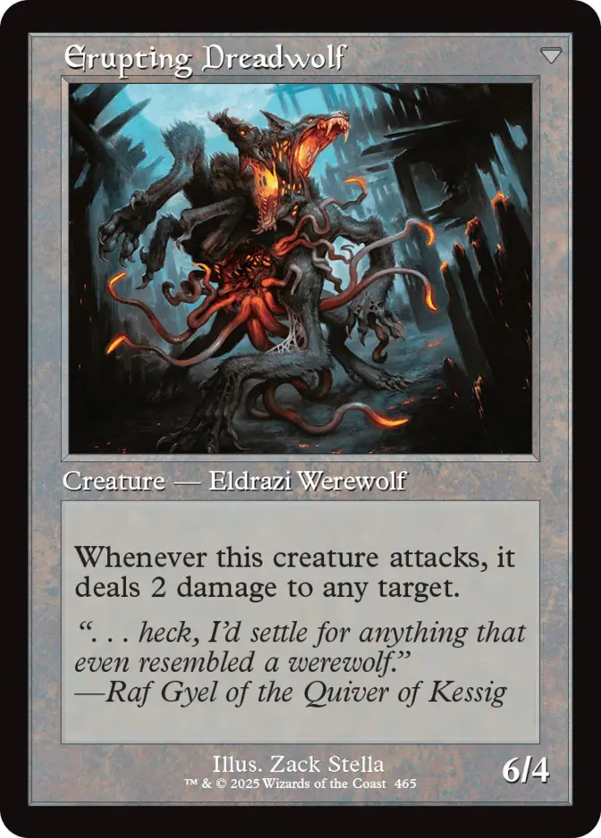 Erupting Dreadwolf <retro> [INR] (F)