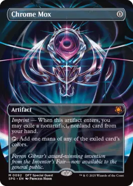 金属モックス　霊気走破スペシャルゲスト chrome mox DFT SPG Chrome Mox, Special Guests (SPG) Price History