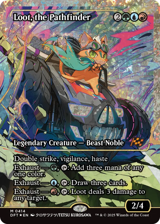 Loot, the Pathfinder <showcase - fracture foil> [DFT] (F)