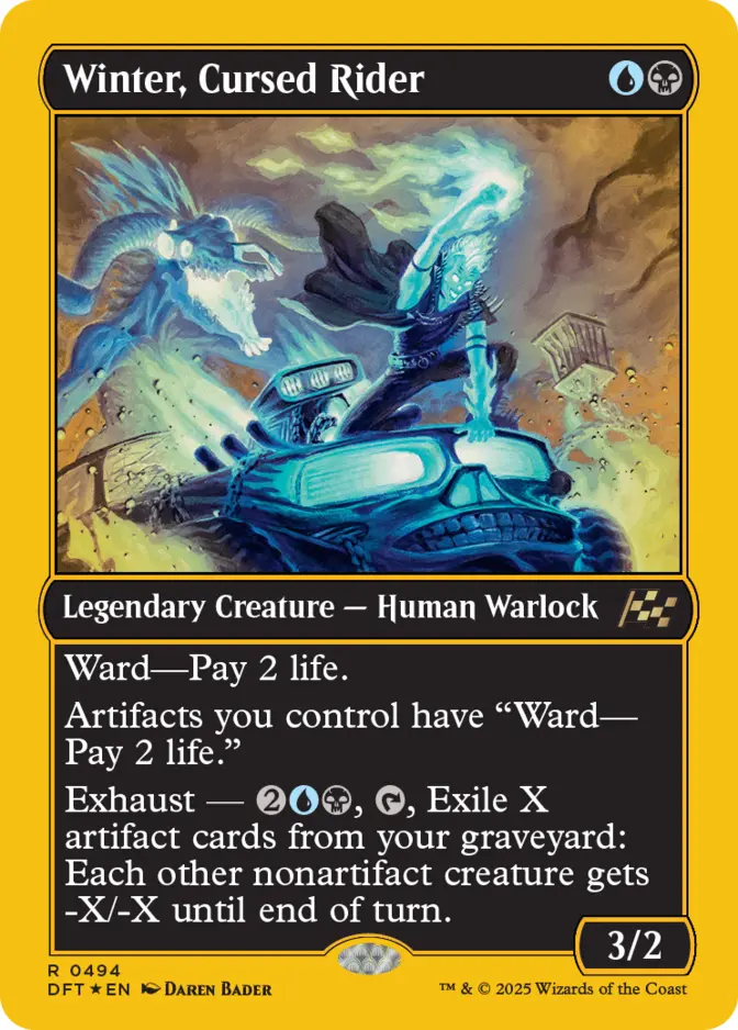 Winter, Cursed Rider <first place> [DFT] (F)