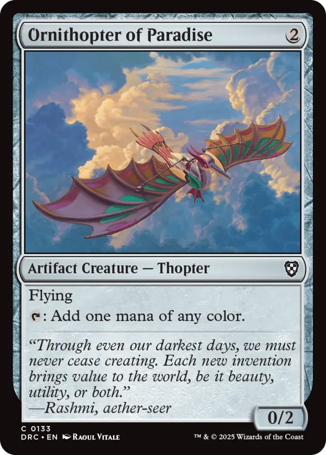 Ornithopter of Paradise [DRC]