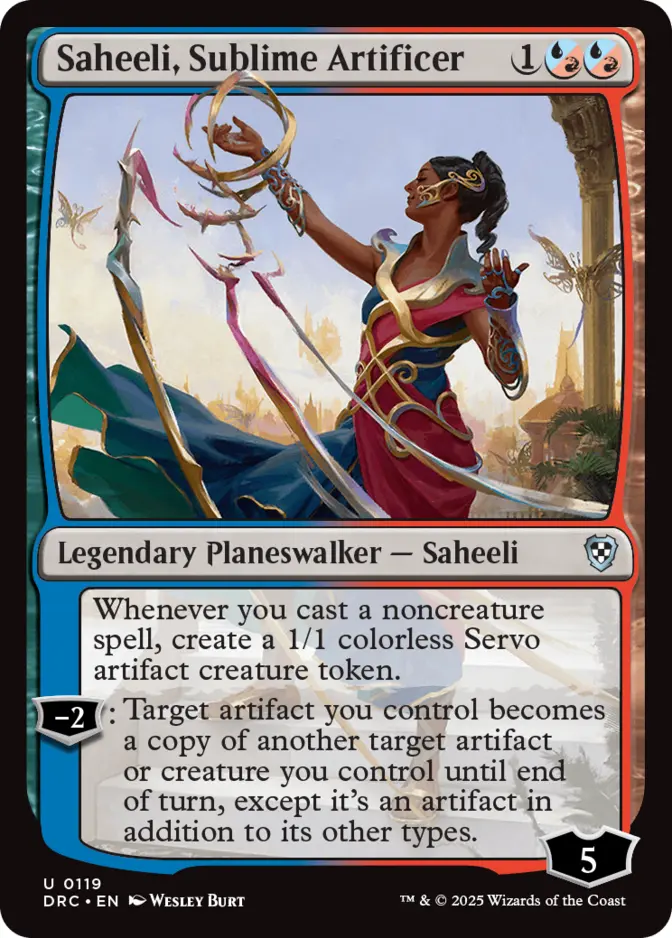 Saheeli, Sublime Artificer [DRC]