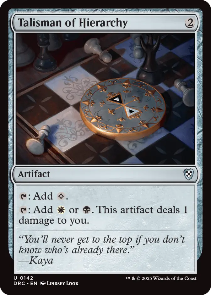 Talisman of Hierarchy [DRC]