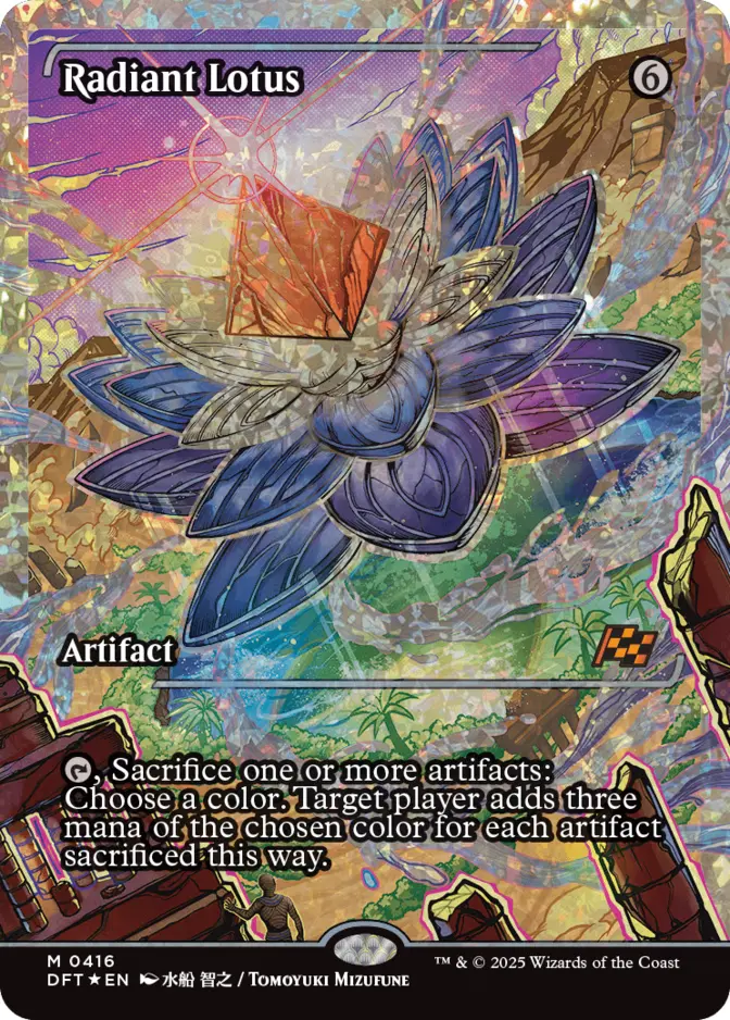 Radiant Lotus <showcase - fracture foil> [DFT] (F)