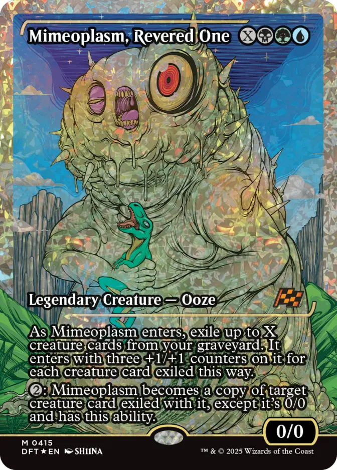 Mimeoplasm, Revered One <showcase - fracture foil> [DFT] (F)