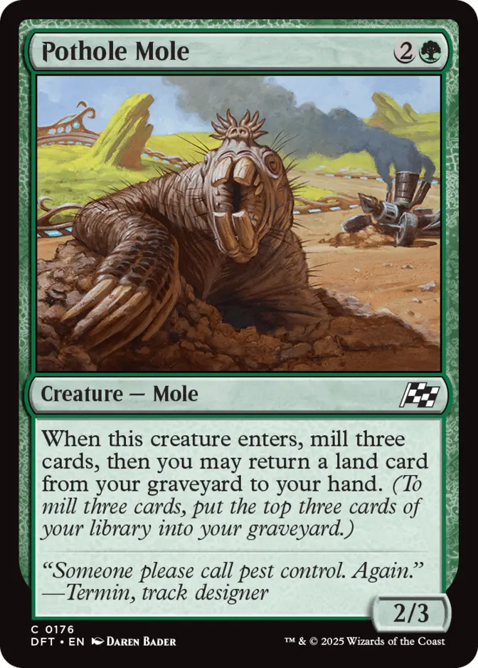 Pothole Mole [DFT] (F)