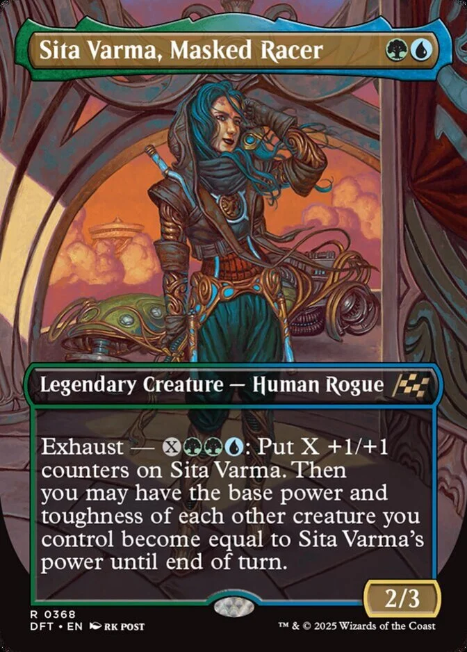 Sita Varma, Masked Racer <borderless> [DFT] (F)