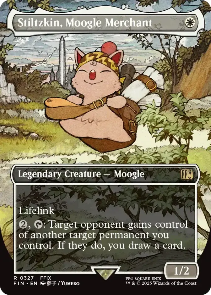 Stiltzkin, Moogle Merchant <borderless> [FIN] (F)