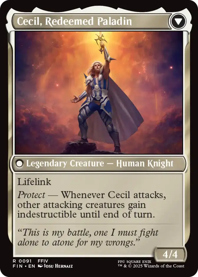 Cecil, Redeemed Paladin [FIN] (F)