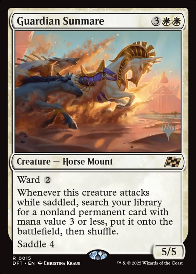 Guardian Sunmare <planeswalker stamp> [DFT]