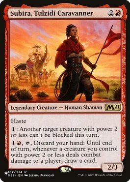 Subira, Tulzidi Caravanner