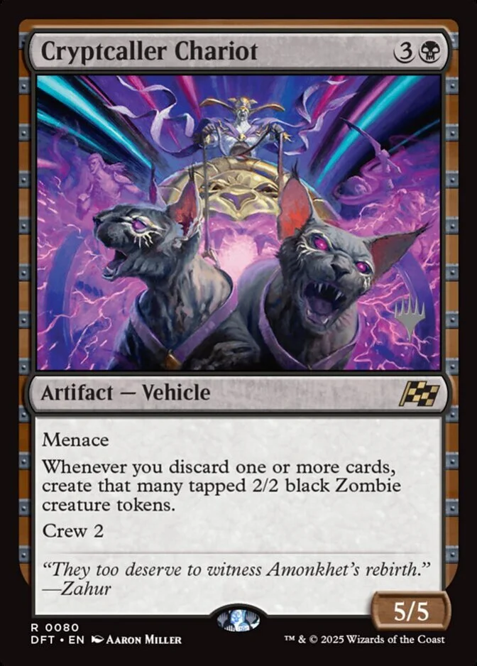 Cryptcaller Chariot <planeswalker stamp> [DFT]
