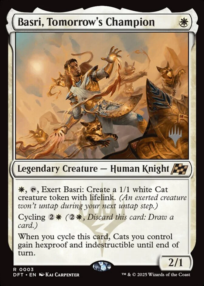 Basri, Tomorrow's Champion <planeswalker stamp> [DFT]