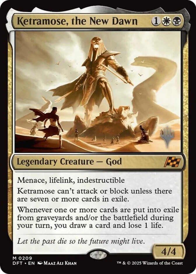 Ketramose, the New Dawn <planeswalker stamp> [DFT] (F)