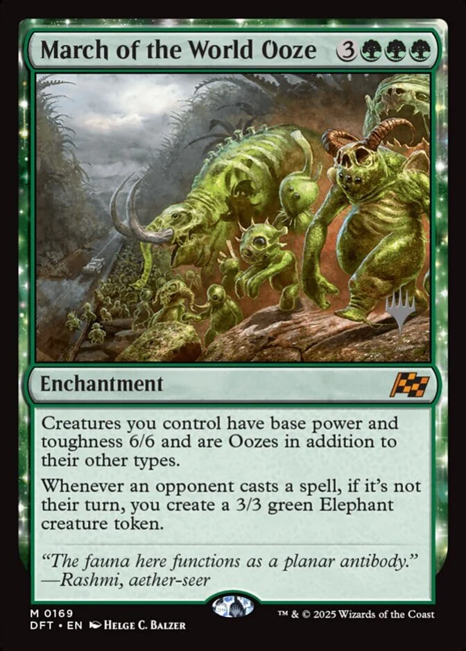 March of the World Ooze <planeswalker stamp> [DFT]