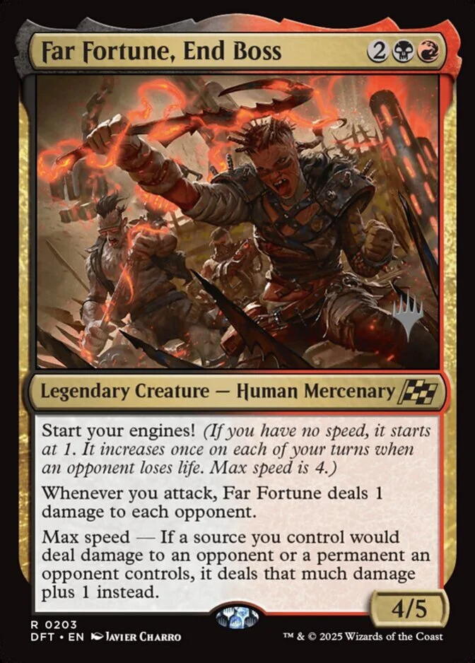 Far Fortune, End Boss <planeswalker stamp> [DFT] (F)