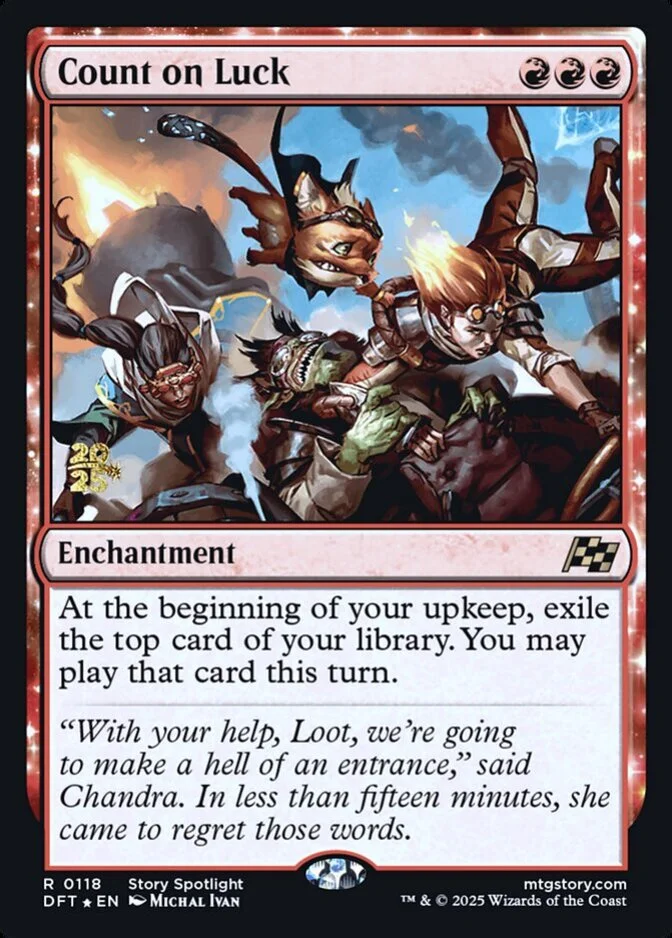 Count on Luck <prerelease> [DFT] (F)