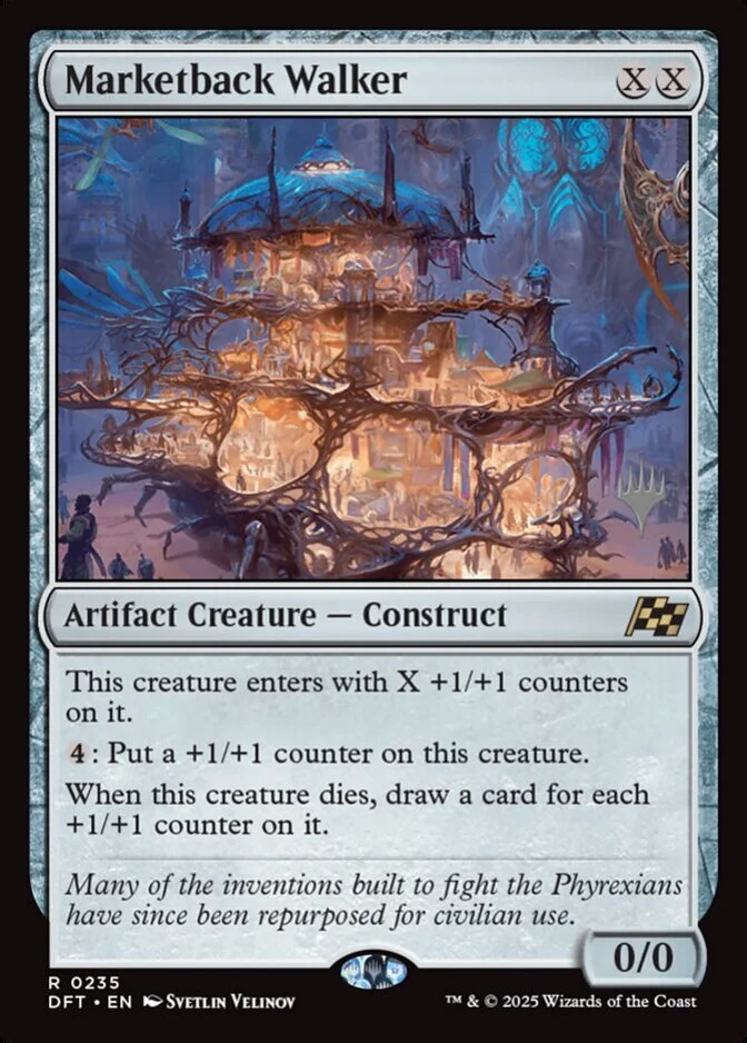 Marketback Walker <planeswalker stamp> [DFT] (F)