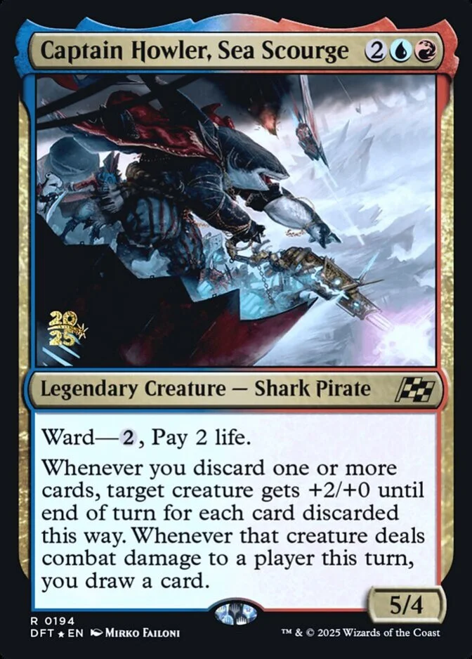 Captain Howler, Sea Scourge <prerelease> [DFT] (F)