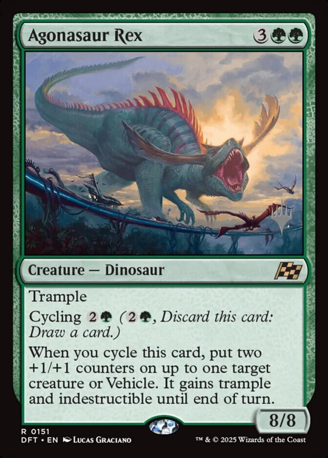 Agonasaur Rex <planeswalker stamp> [DFT]