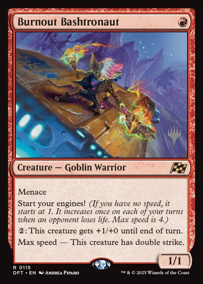 Burnout Bashtronaut <planeswalker stamp> [DFT] (F)