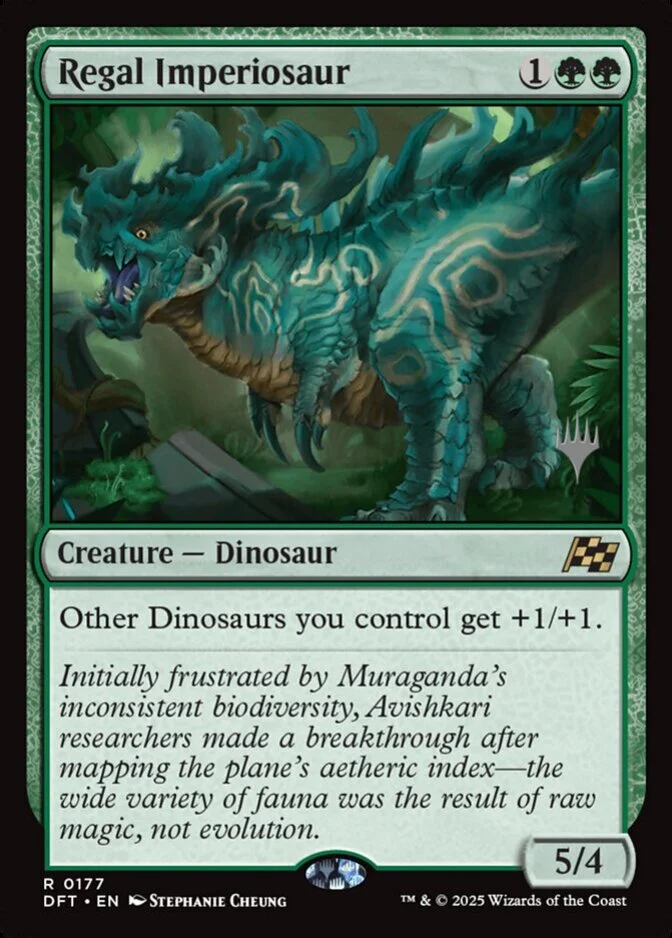 Regal Imperiosaur <planeswalker stamp> [DFT] (F)