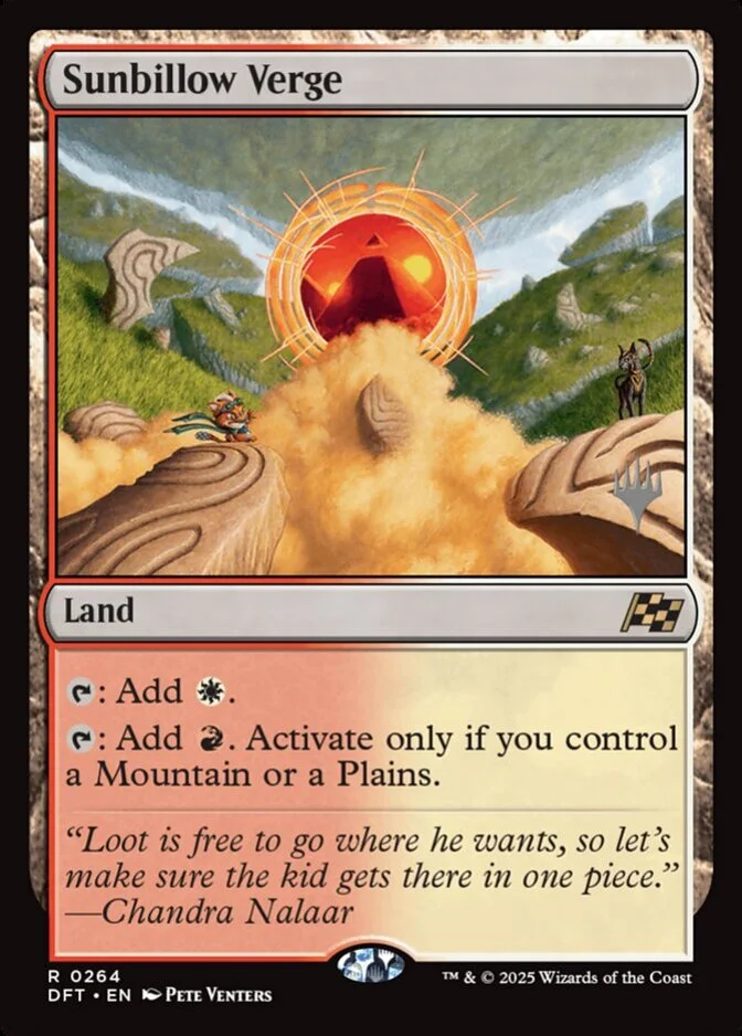Sunbillow Verge <planeswalker stamp> [DFT] (F)
