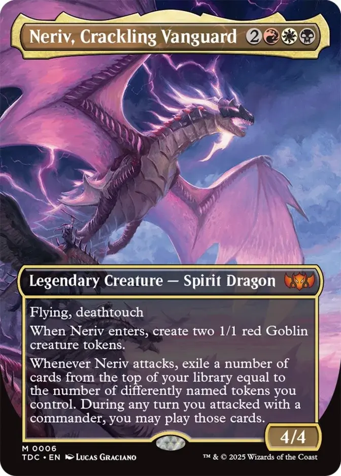 Neriv, Crackling Vanguard <borderless> [TDC]