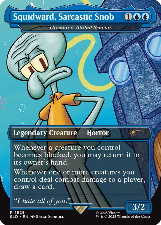 Grazilaxx, Illithid Scholar <Squidward, Sarcastic Snob - SpongeBob: Legends of Bikini Bottom> [SLD]