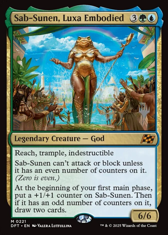 Sab-Sunen, Luxa Embodied <planeswalker stamp> [DFT]