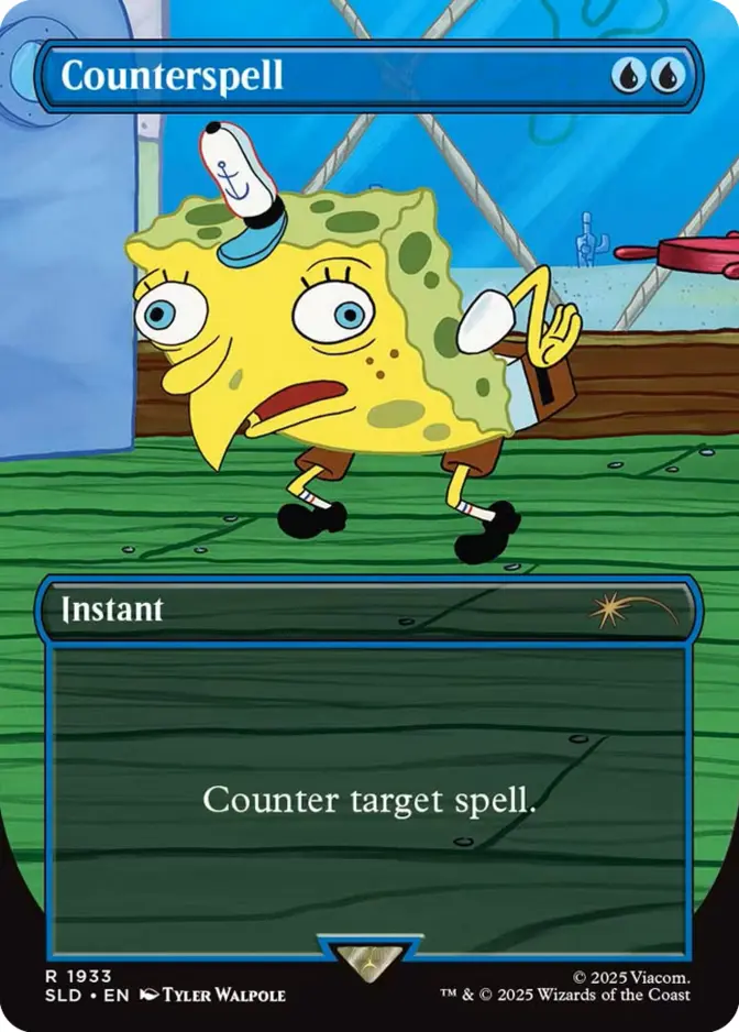 Counterspell <SpongeBob: Internet Sensation> [SLD]