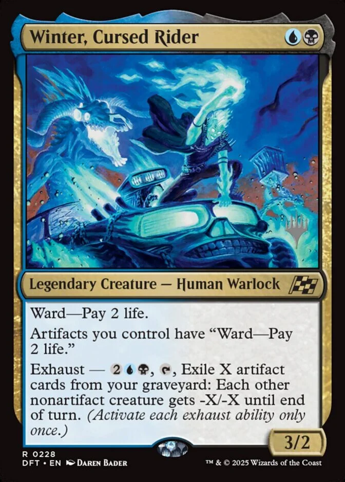Winter, Cursed Rider <planeswalker stamp> [DFT] (F)