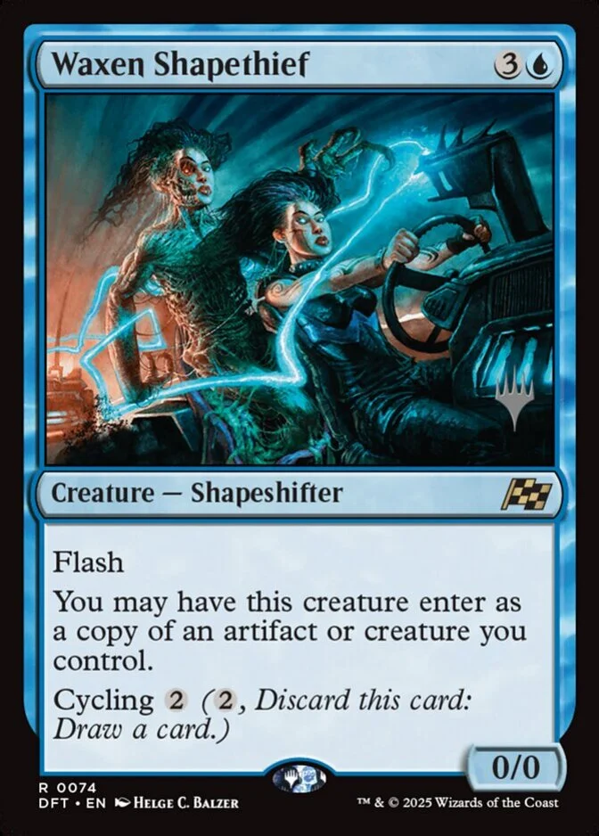 Waxen Shapethief <planeswalker stamp> [DFT] (F)
