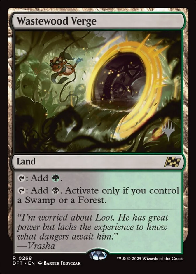 Wastewood Verge <planeswalker stamp> [DFT]