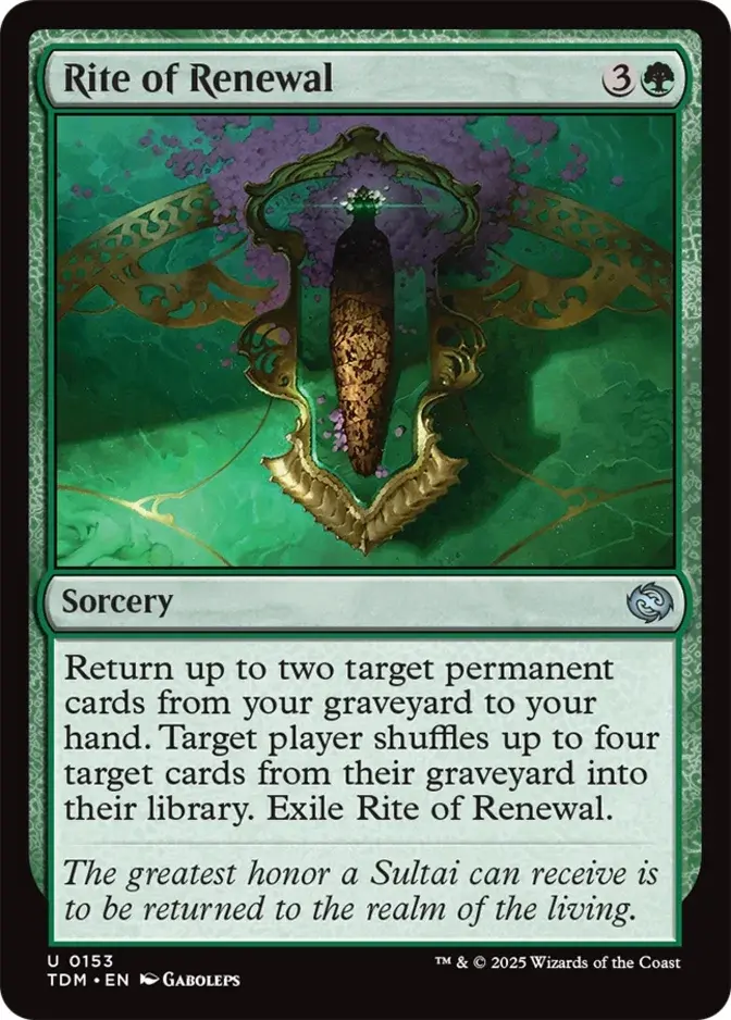 Rite of Renewal [TDM]