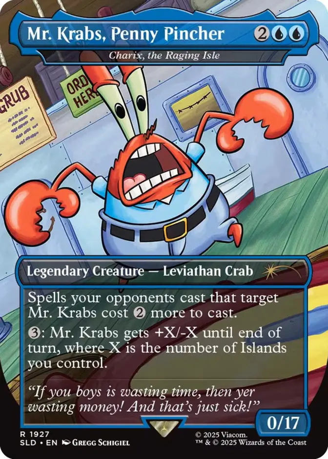 Charix, the Raging Isle <Mr. Krabs, Penny Pincher - SpongeBob: Legends of Bikini Bottom> [SLD]