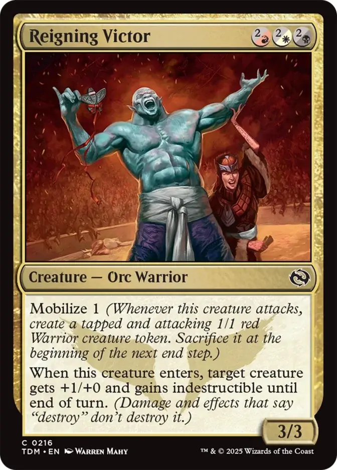 Reigning Victor [TDM] (F)